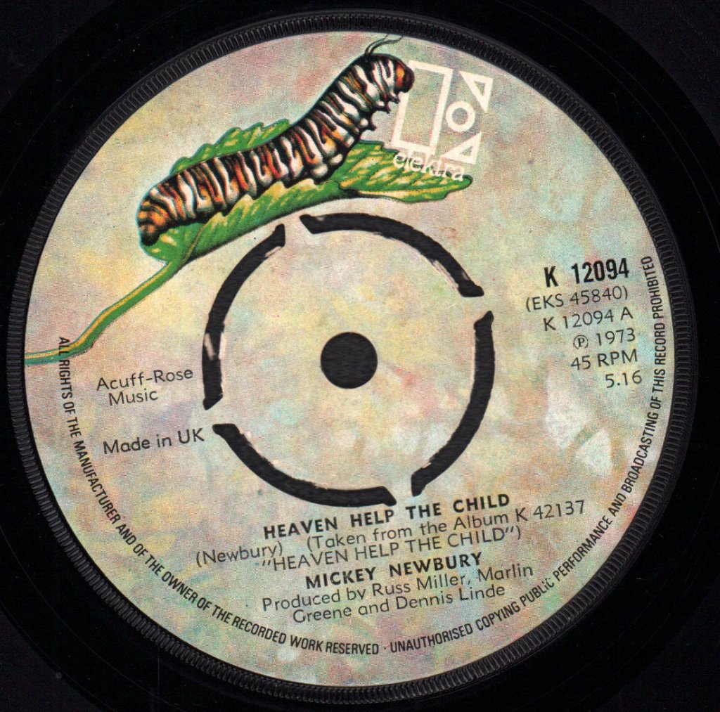 Mickey Newbury - Heaven Help The Child - 7 Inch