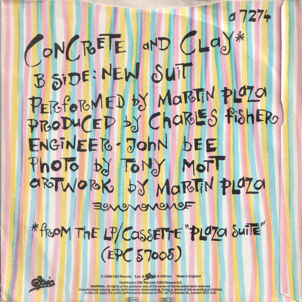 Martin Plaza - Concrete And Clay - 7 Inch