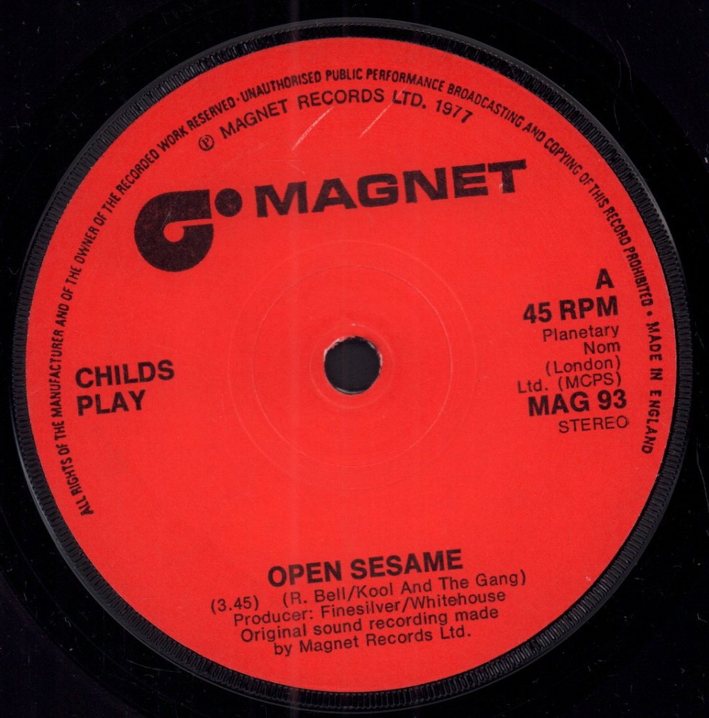 Childs Play (70'S Group) - Open Sesame - 7 Inch