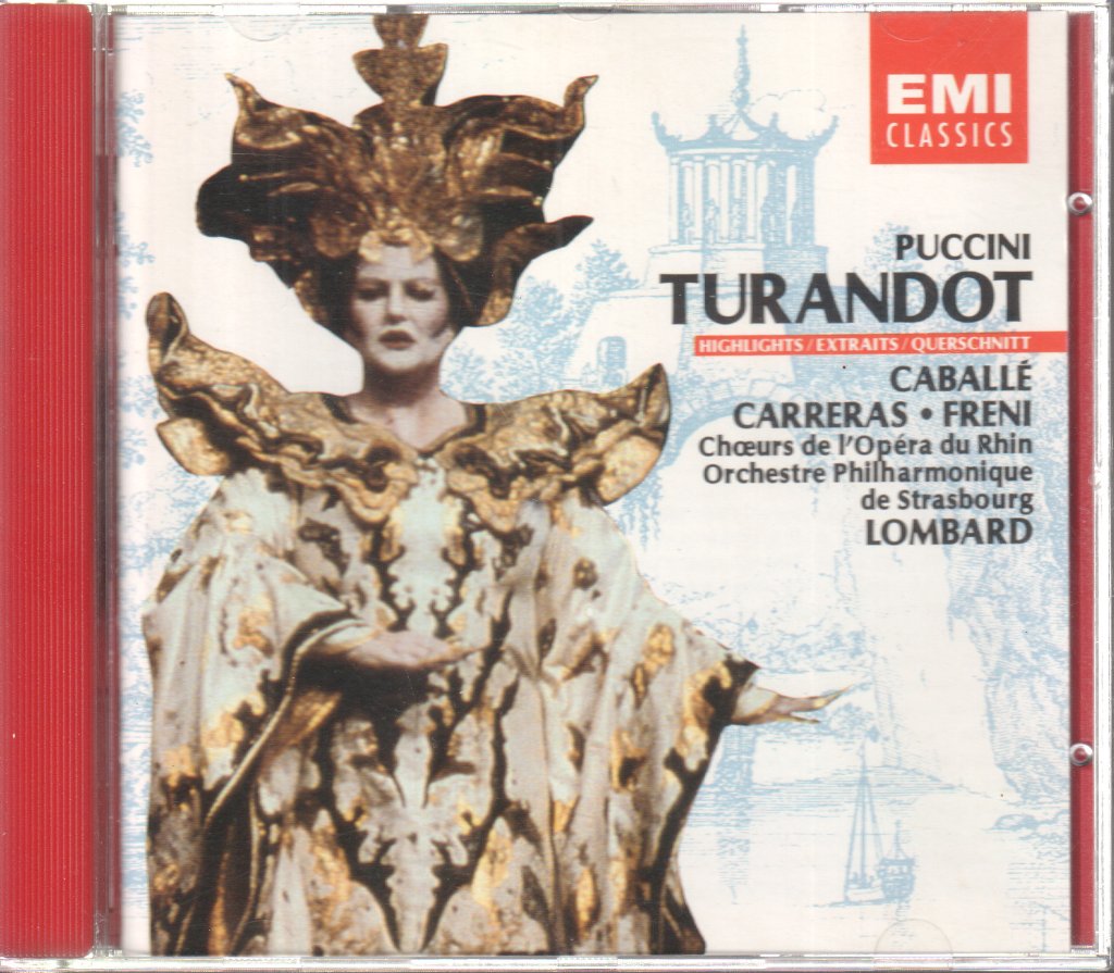 Orchestre Philharmonique De Strasbourg, Alain Lombard - Puccini - Turandot Highlights = Extraits = Querschnitt - Cd