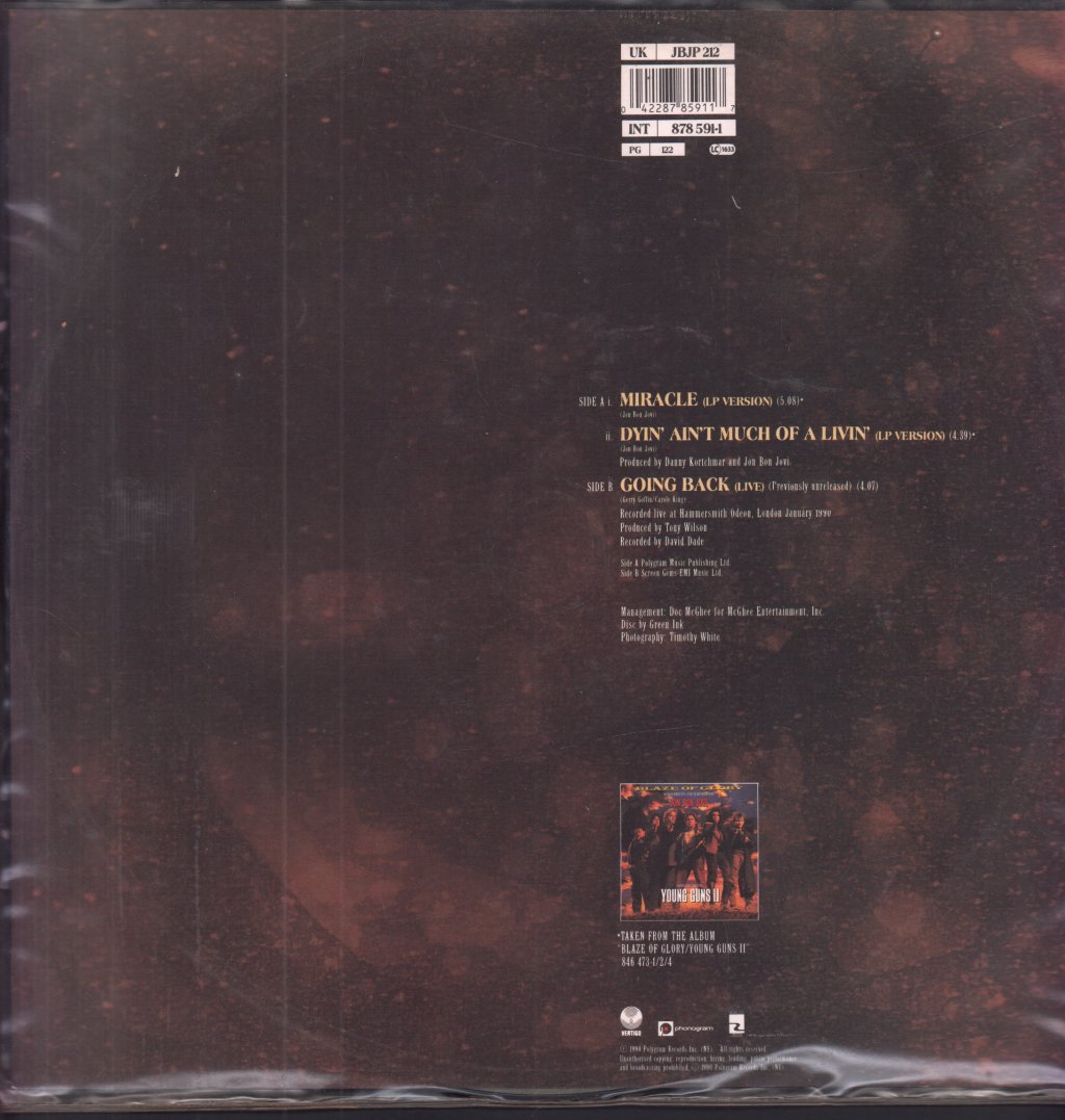 Jon Bon Jovi - Miracle - 12 Inch
