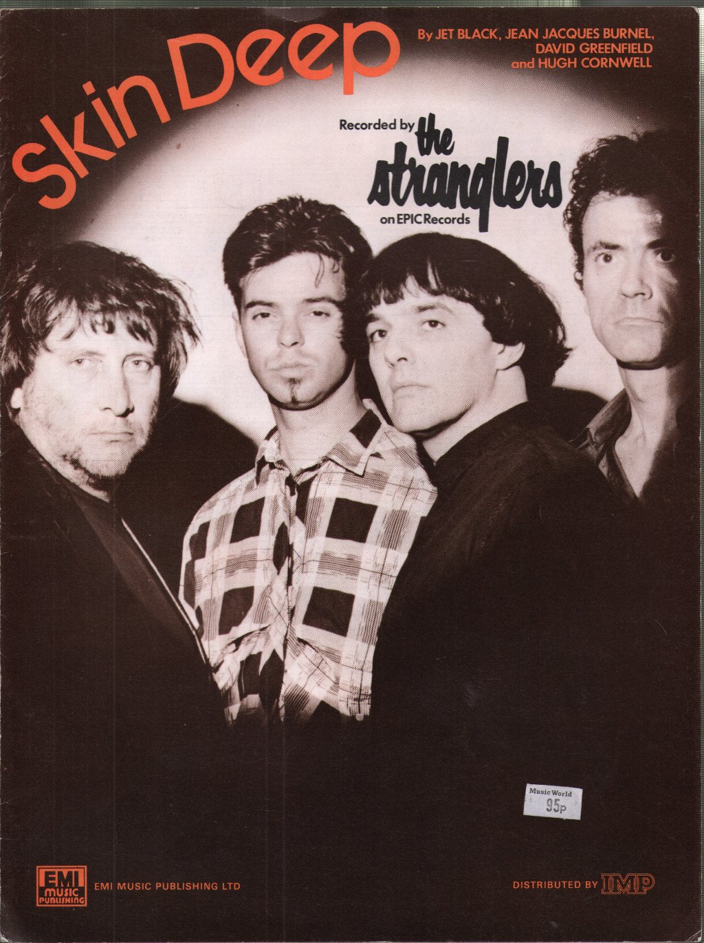 Stranglers - Skin Deep - Sheet Music