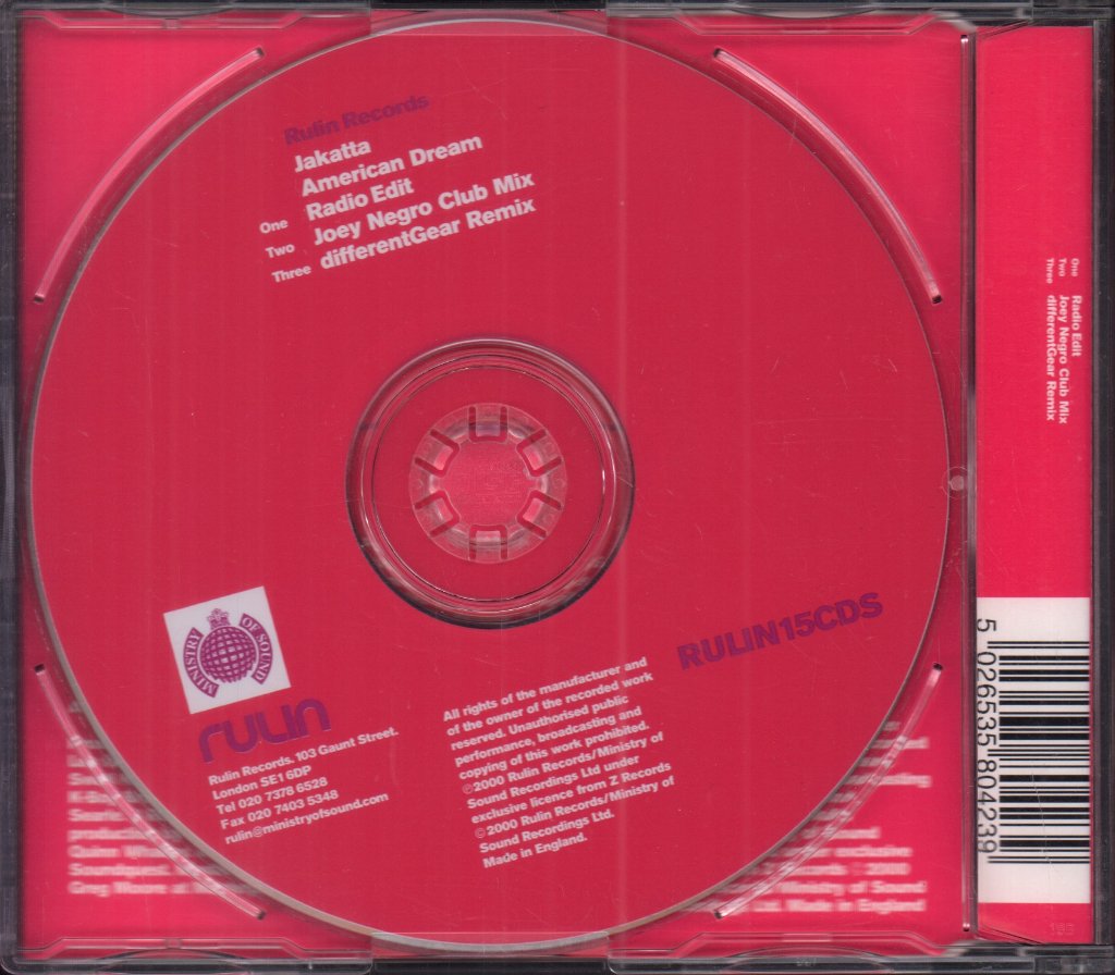 Jakatta - American Dream - Cd