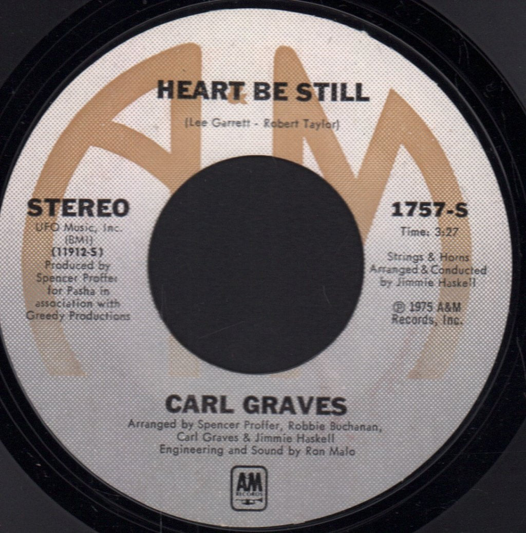 Carl Graves - Heart Be Still - 7 Inch