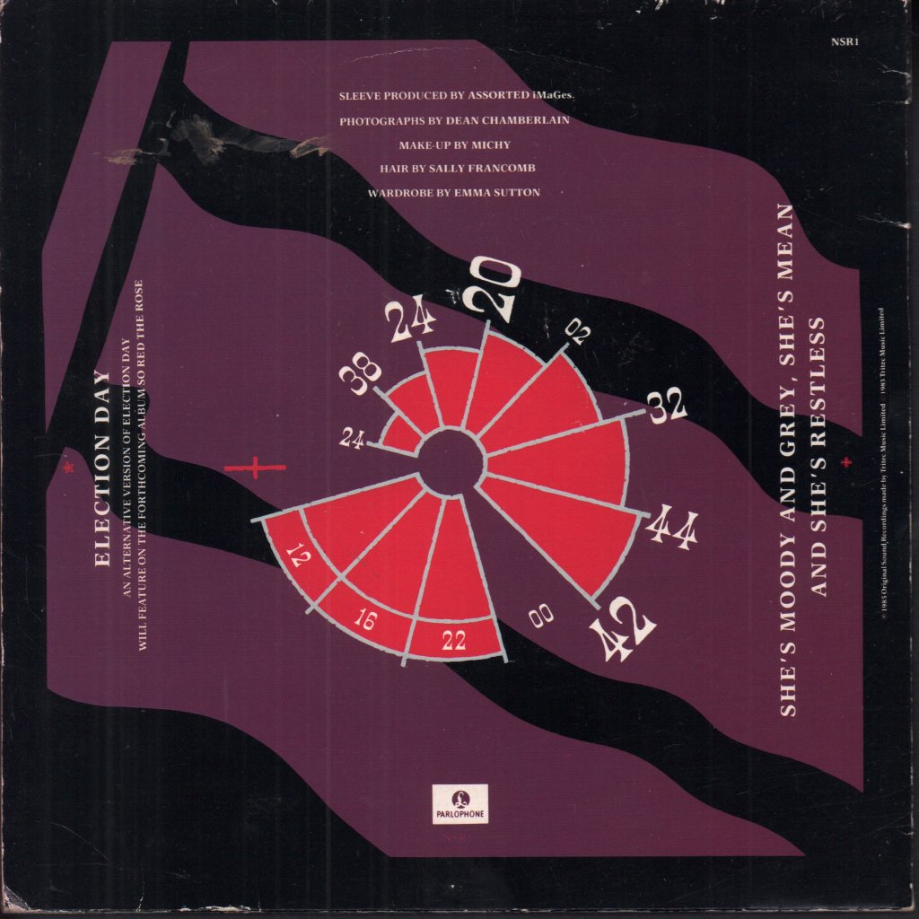 Arcadia (80'S Pop) - Election Day - 7 Inch