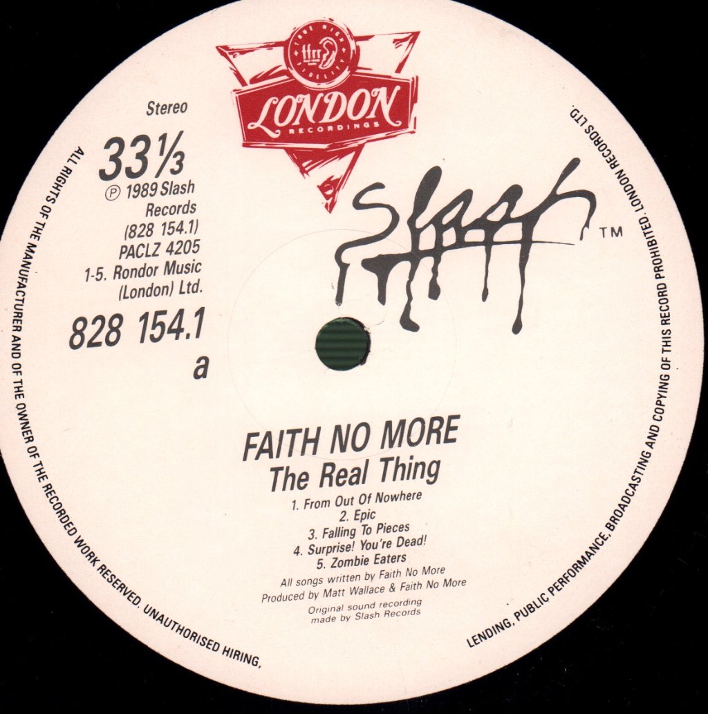 Faith No More - Real Thing - Lp