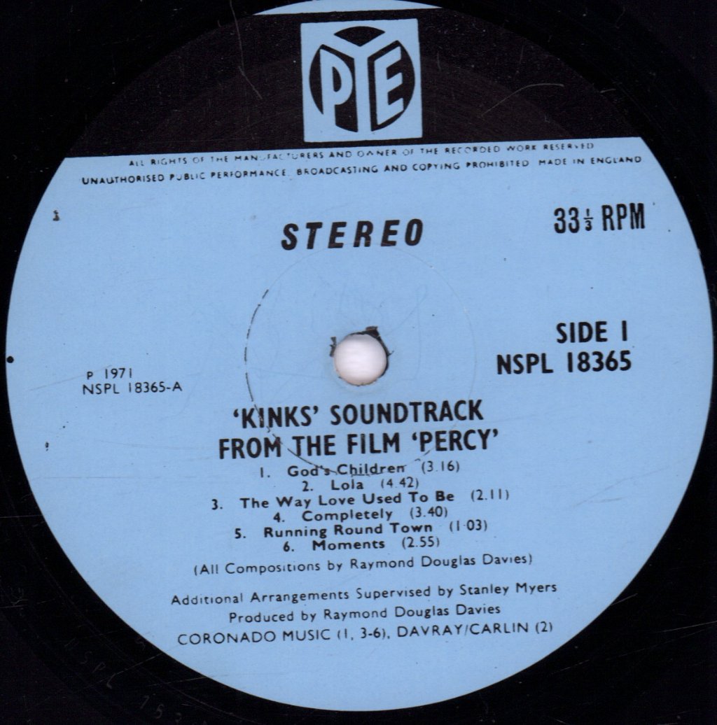 Kinks - Percy - Lp