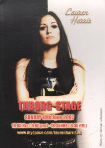 Lauren Harris - Tuborg Stage - Card