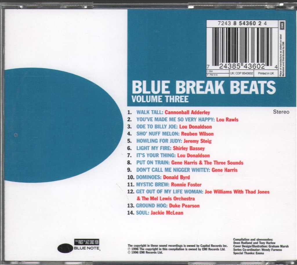 Various Artists - Blue Break Beats Volume Three - Cd