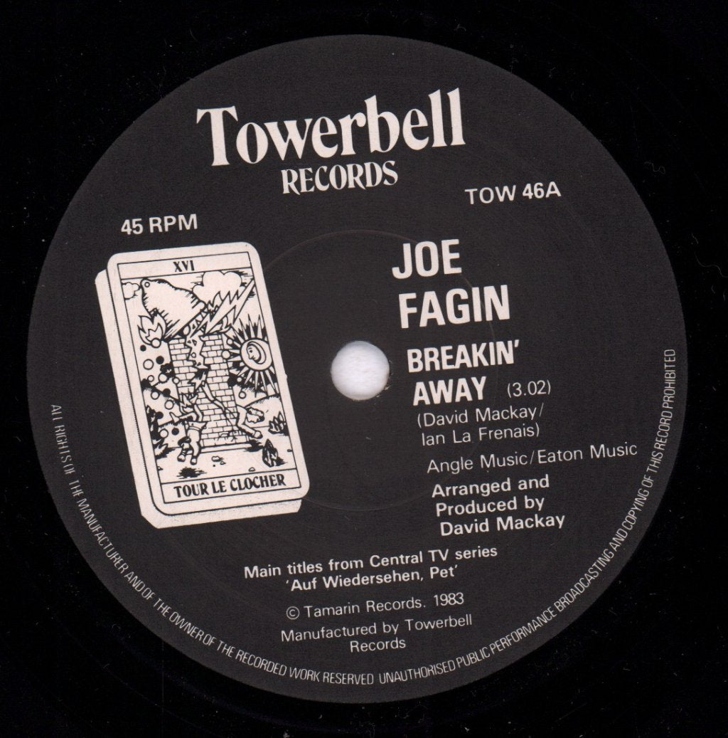 Joe Fagin - Breakin' Away - 7 Inch