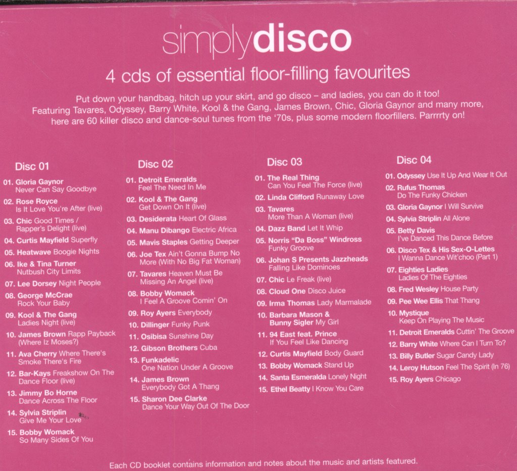 Various Artists - Simply Disco - Cd Set