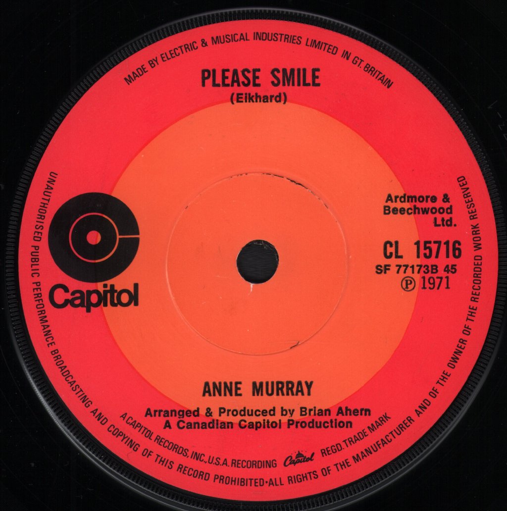 Anne Murray - Cotton Jenny - 7 Inch