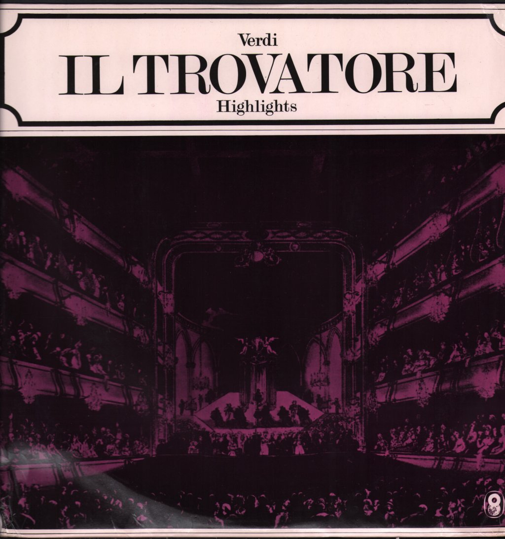Orchestra and Chorus of Radiotelevisione Italiana / Fernando Previtali - Verdi - Il Trovatore Highlights - Lp