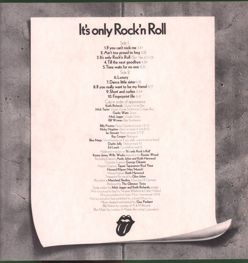 Rolling Stones - It's Only Rock N Roll - Lp