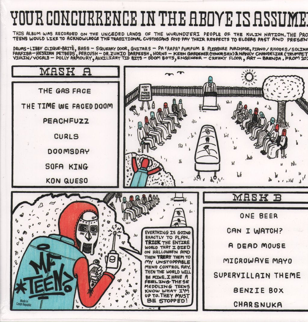 The Pro-Teens - MF TEEN: Your Concurrence In The Above Is Assumed - Lp
