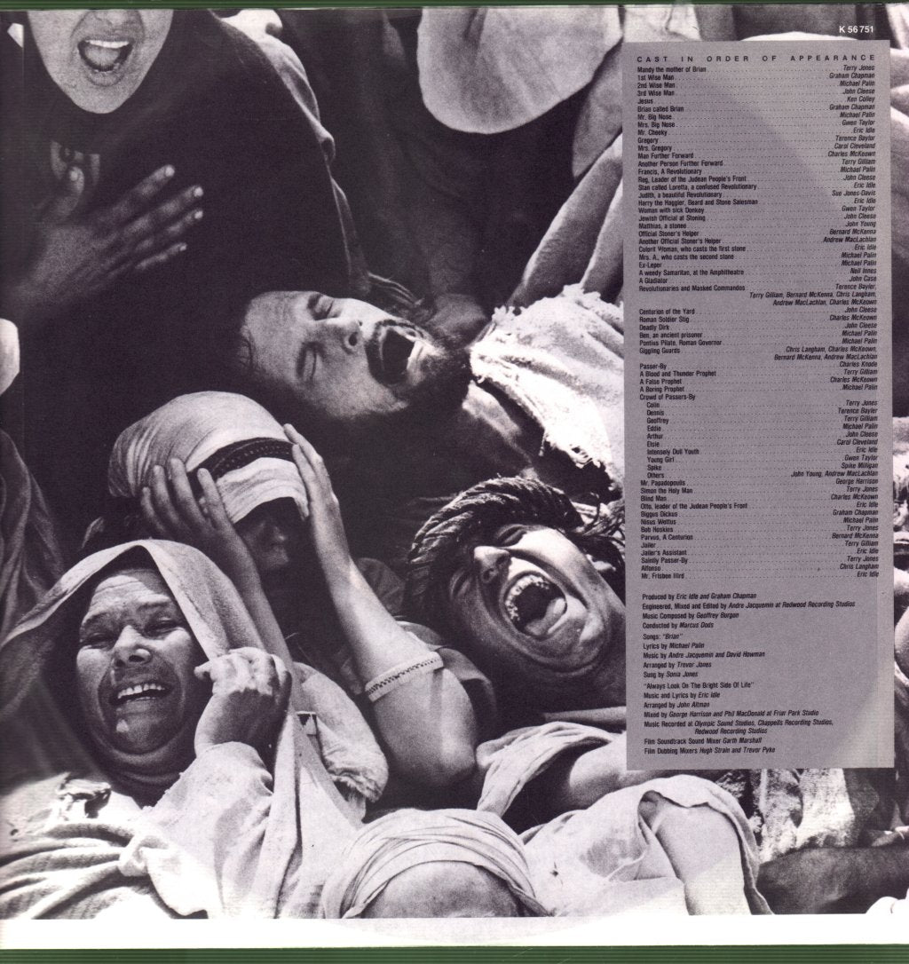 Monty Python - Life Of Brian (Original Soundtrack Recording) - Lp