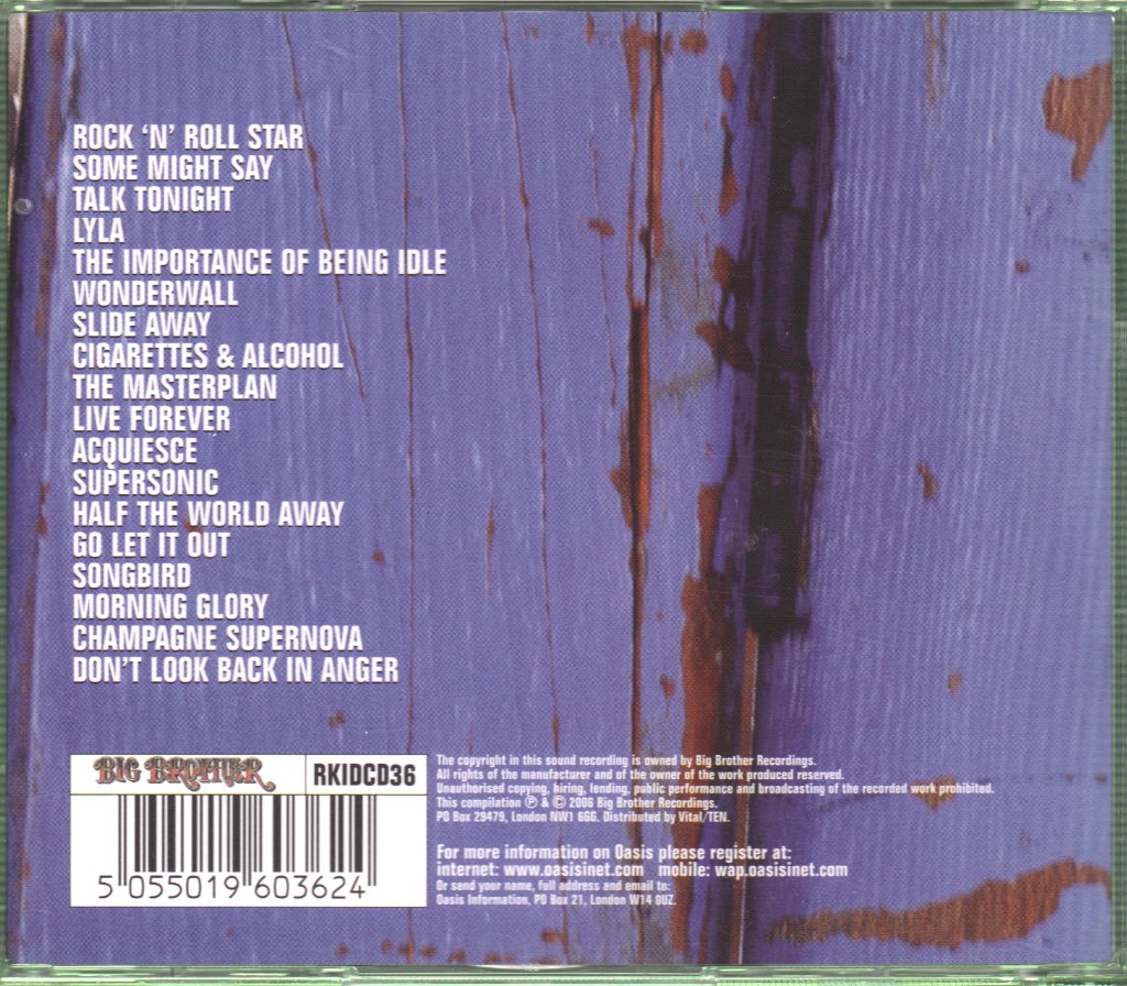 Oasis - Stop The Clocks - Double Cd
