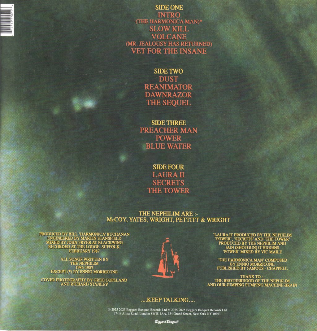 Fields Of The Nephilim - Dawnrazor - Double Lp