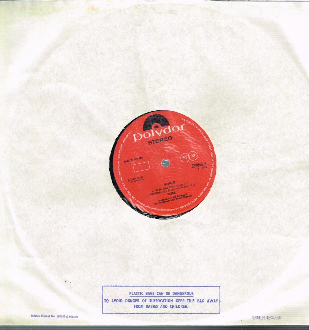 Cream - Goodbye - Lp