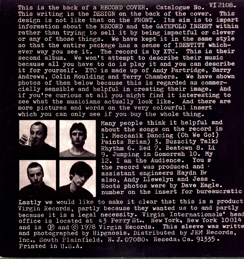 XTC - Go 2 - Lp