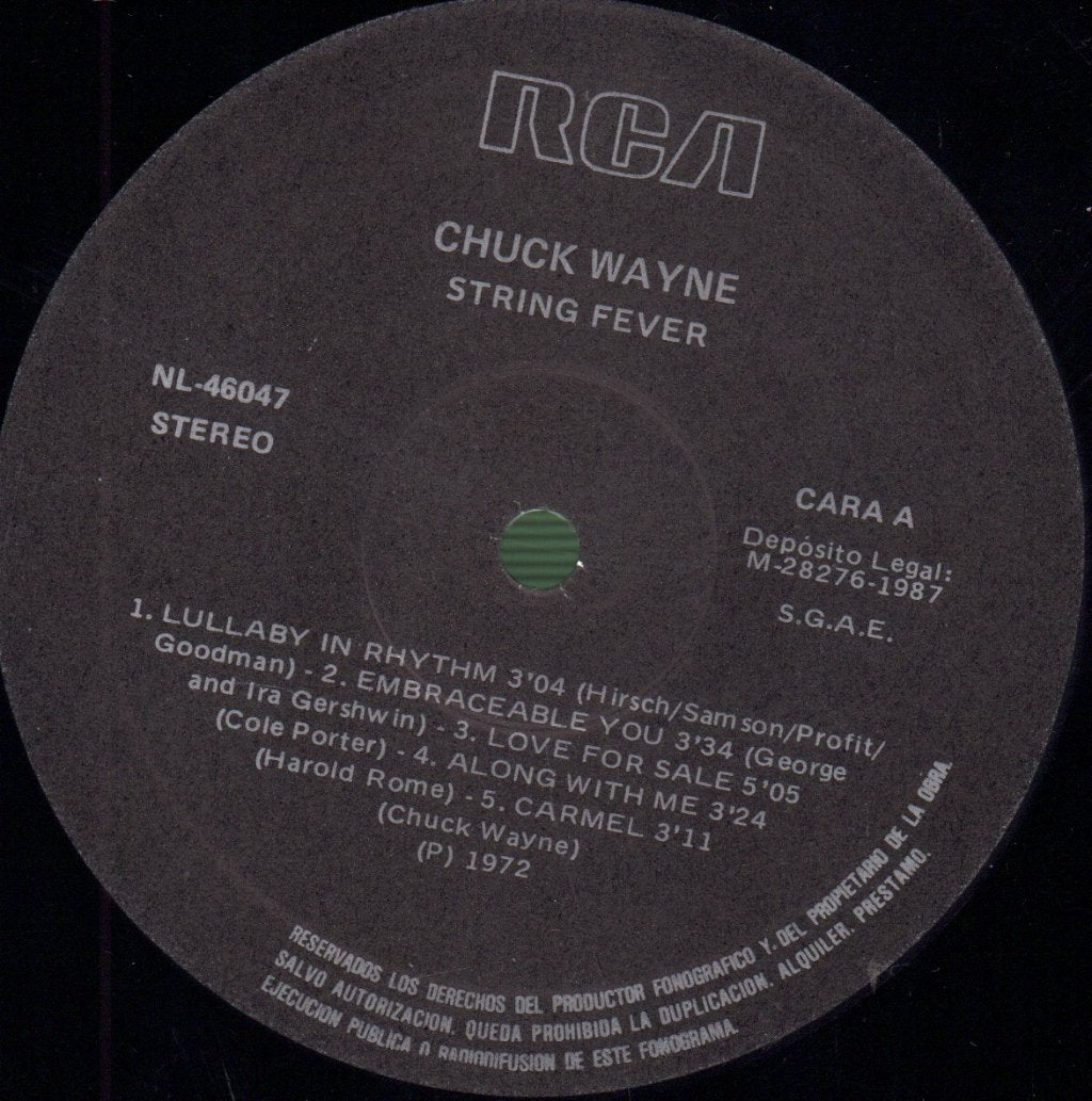 Chuck Wayne - String Fever - Lp