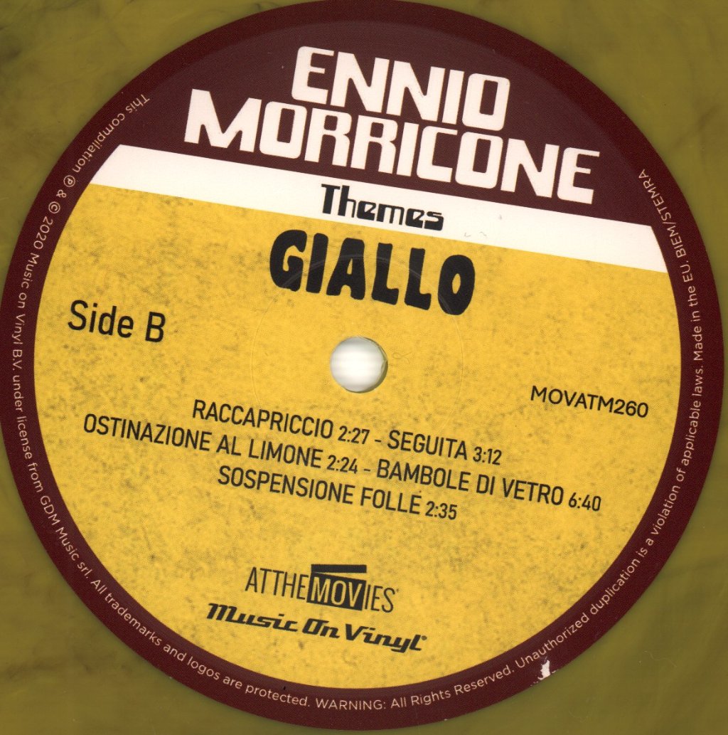 Ennio Morricone - Giallo - Double Lp