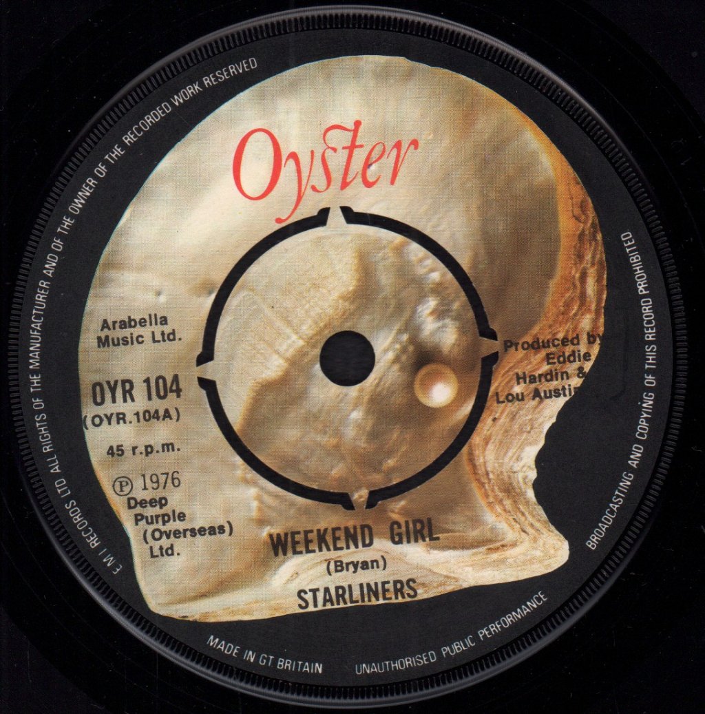 Starliners - Weekend Girl - 7 Inch