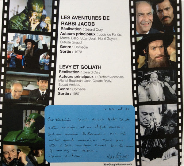 Vladimir Cosma - Les Aventures De Rabbi Jacob / Levy Et Goliath - Cd