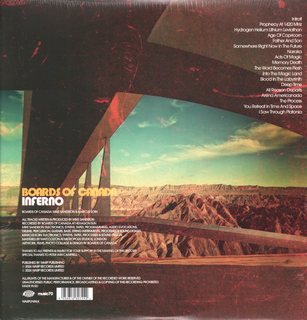 Boards Of Canada - Inferno - Double Lp