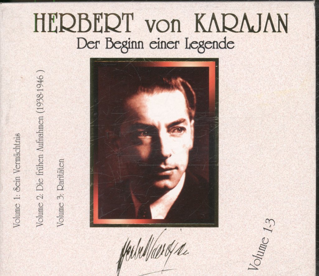 Herbert Von Karajan - Der Beginn Einer Legend Volume 1-3 - Triple Cd