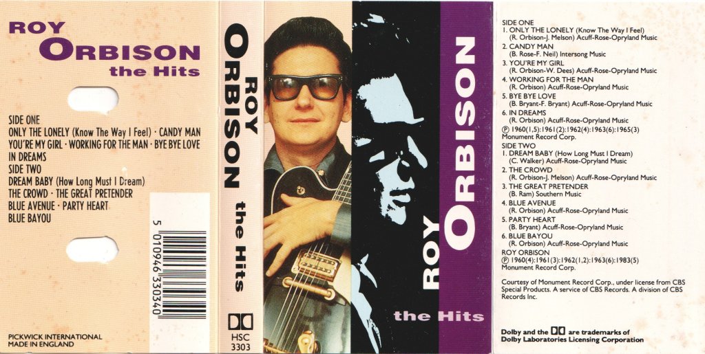 Roy Orbison - Hits - Cassette