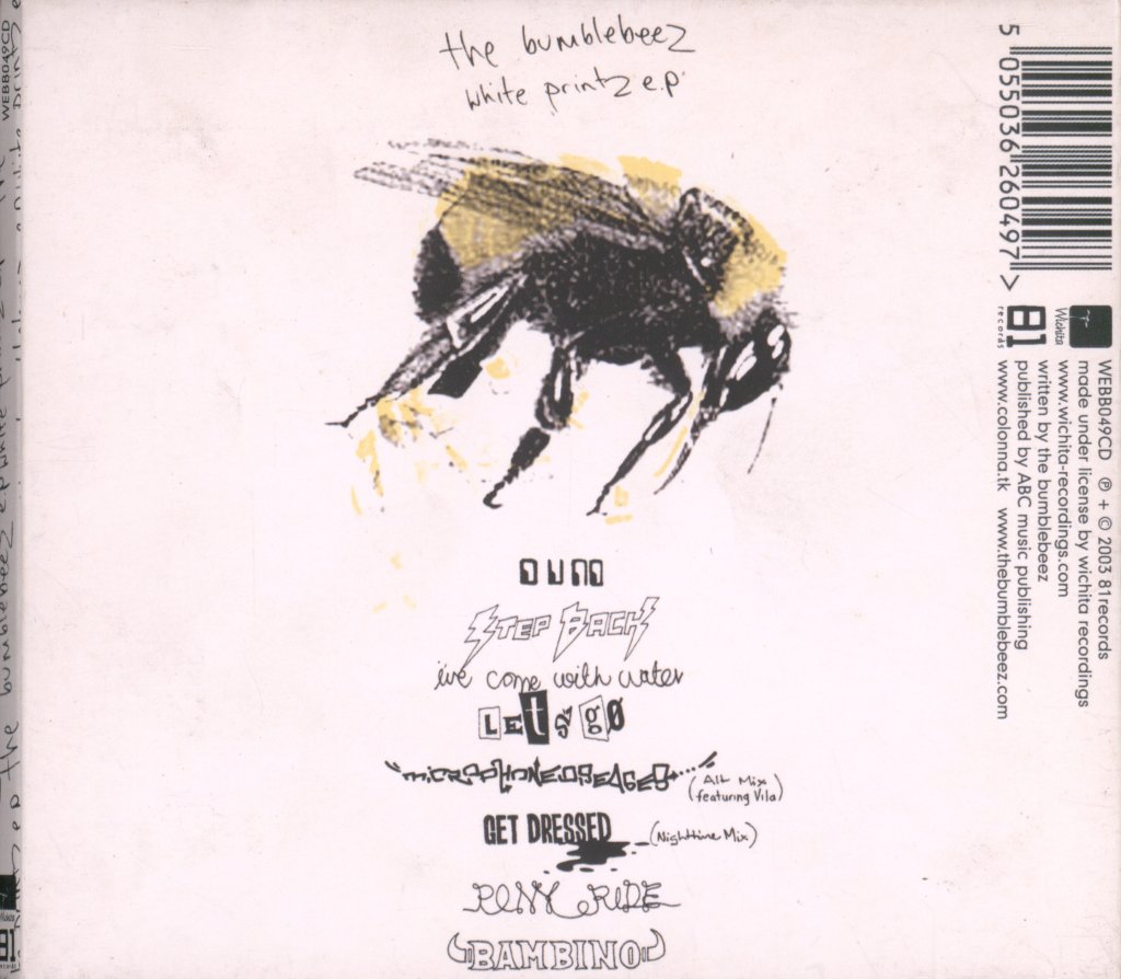 Bumblebeez - White Printz E.P - Cd