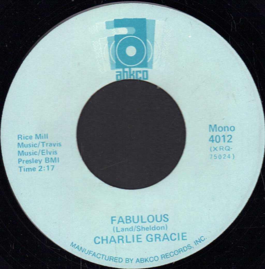 Charlie Gracie - fabulous - 7 Inch