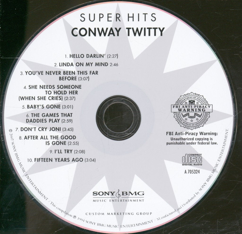 Conway Twitty - Super Hits - Cd