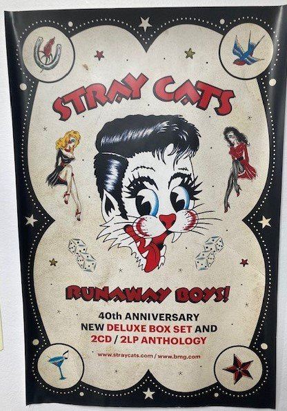 Stray Cats - Runaway Boys 40th Anniversary - Poster