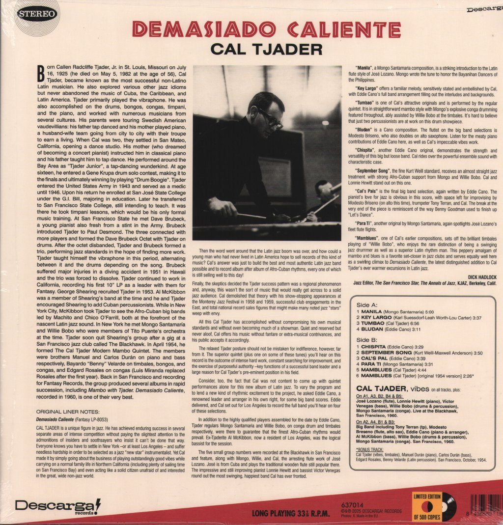 Cal Tjader - Demasiado Caliente - Lp