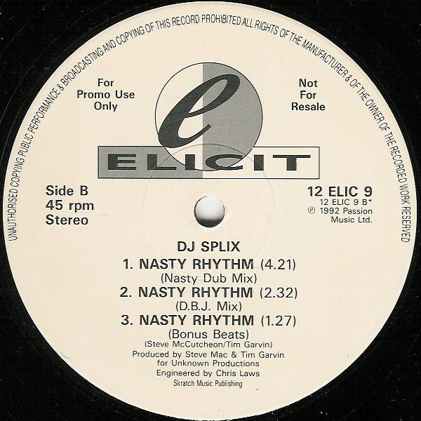 DJ Splix - Nasty Rhythm - 12 Inch