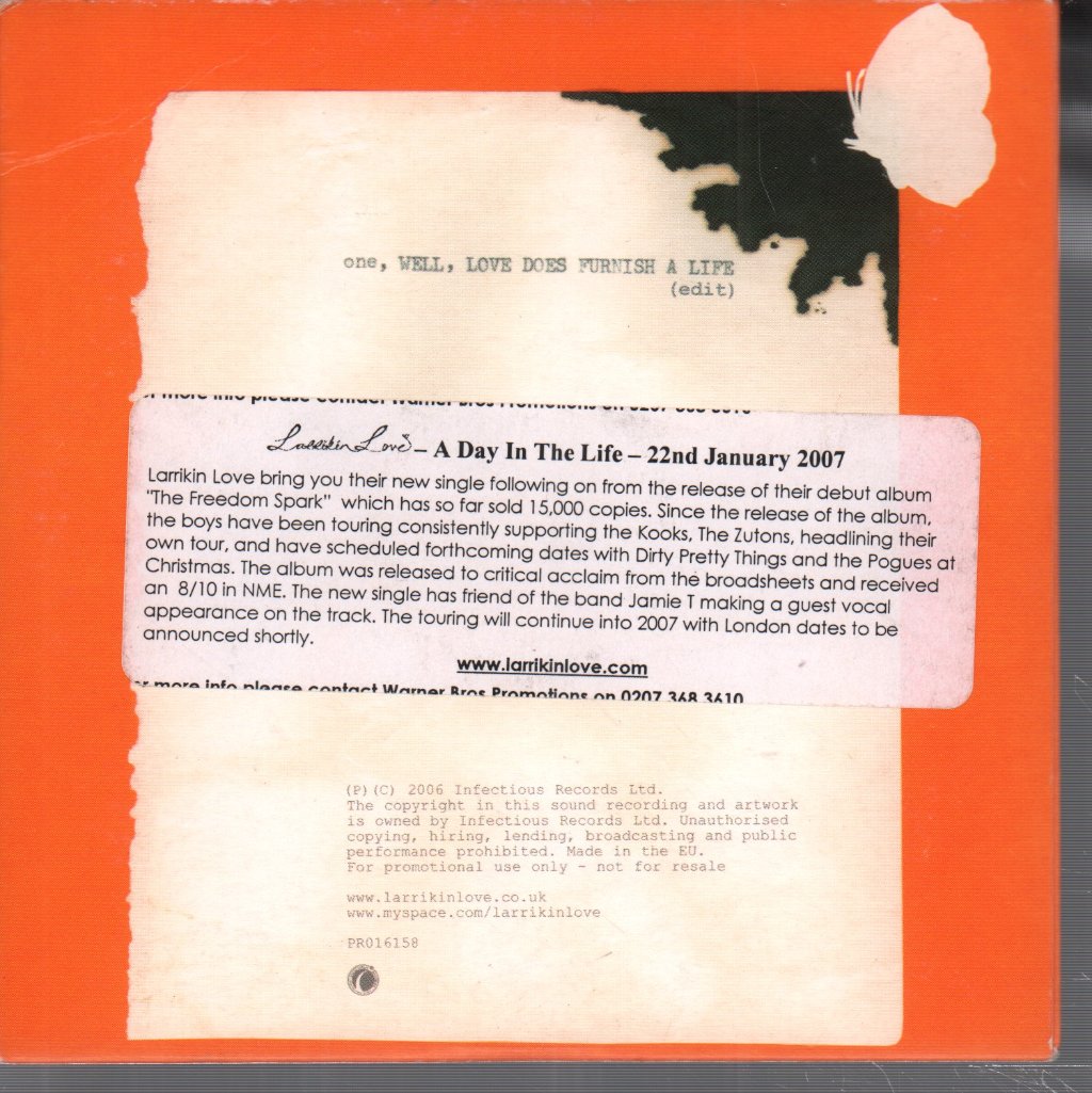 Larrikin Love - A Day In The Life - Cd