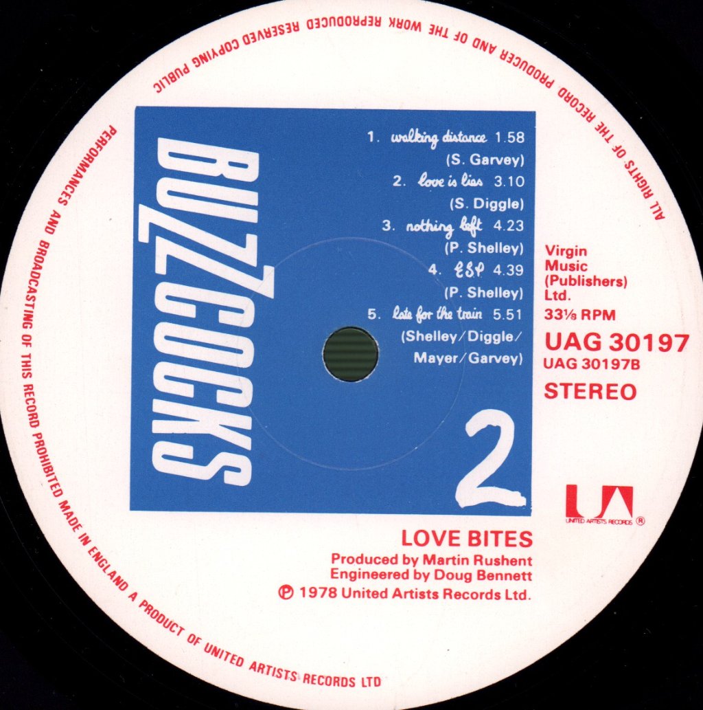 Buzzcocks - Love Bites - Lp