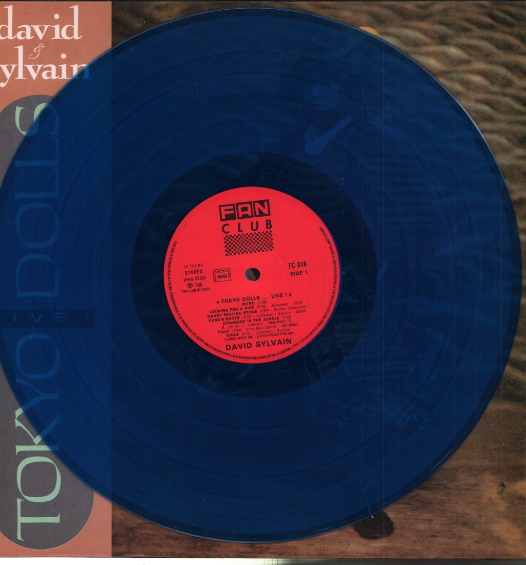 David And Sylvain - Tokyo Dolls Live - Lp