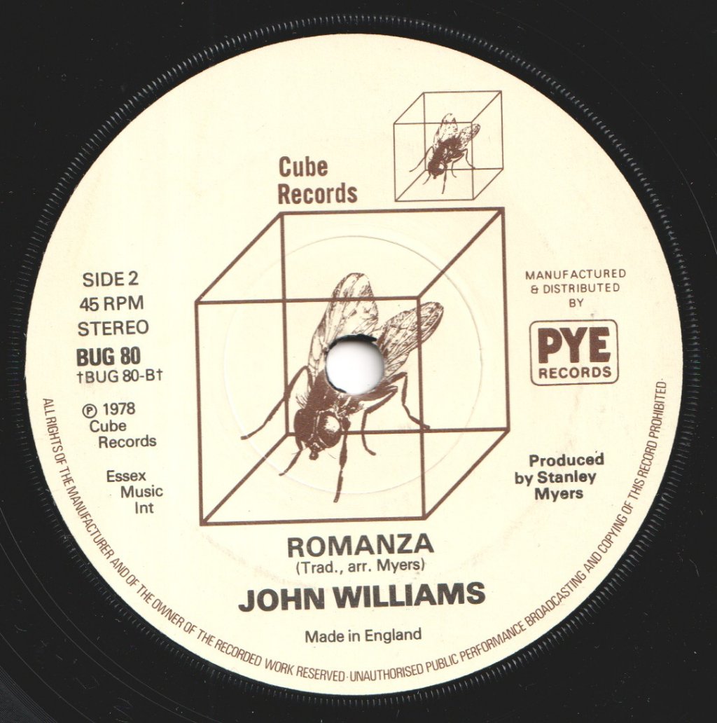 John Williams (Guitarist) - Cavatina - 7 Inch