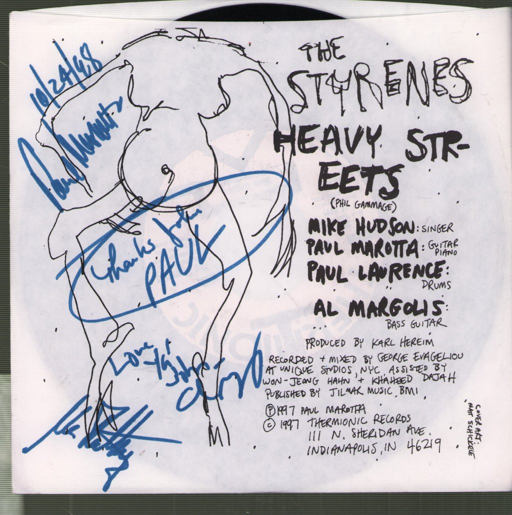 Styrenes - Silver Daggers / Heavy Streets - 7 Inch