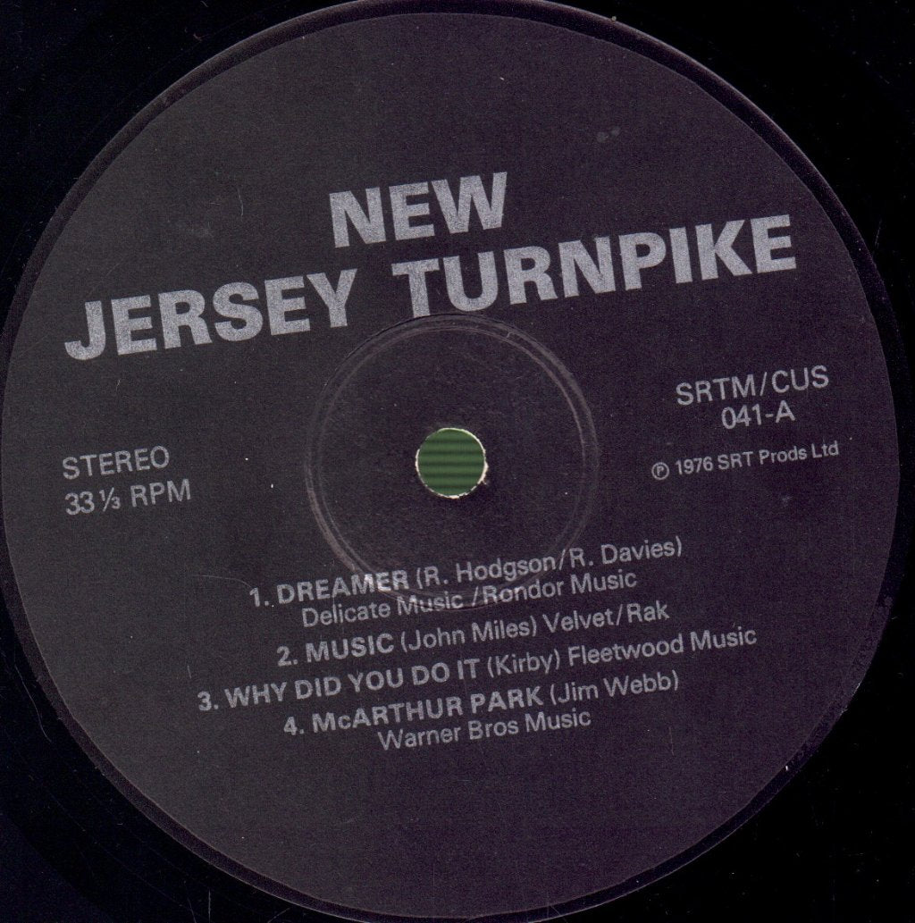 New Jersey Turnpike - Turn The Page - Lp