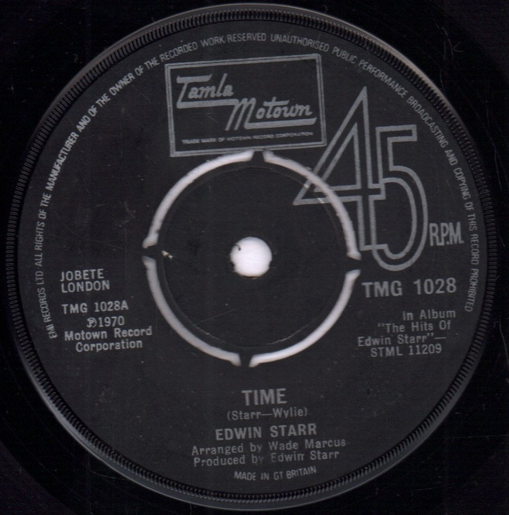 Edwin Starr - Time - 7 Inch