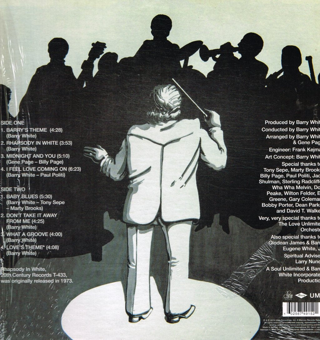 Love Unlimited Orchestra - Rhapsody In White - Lp