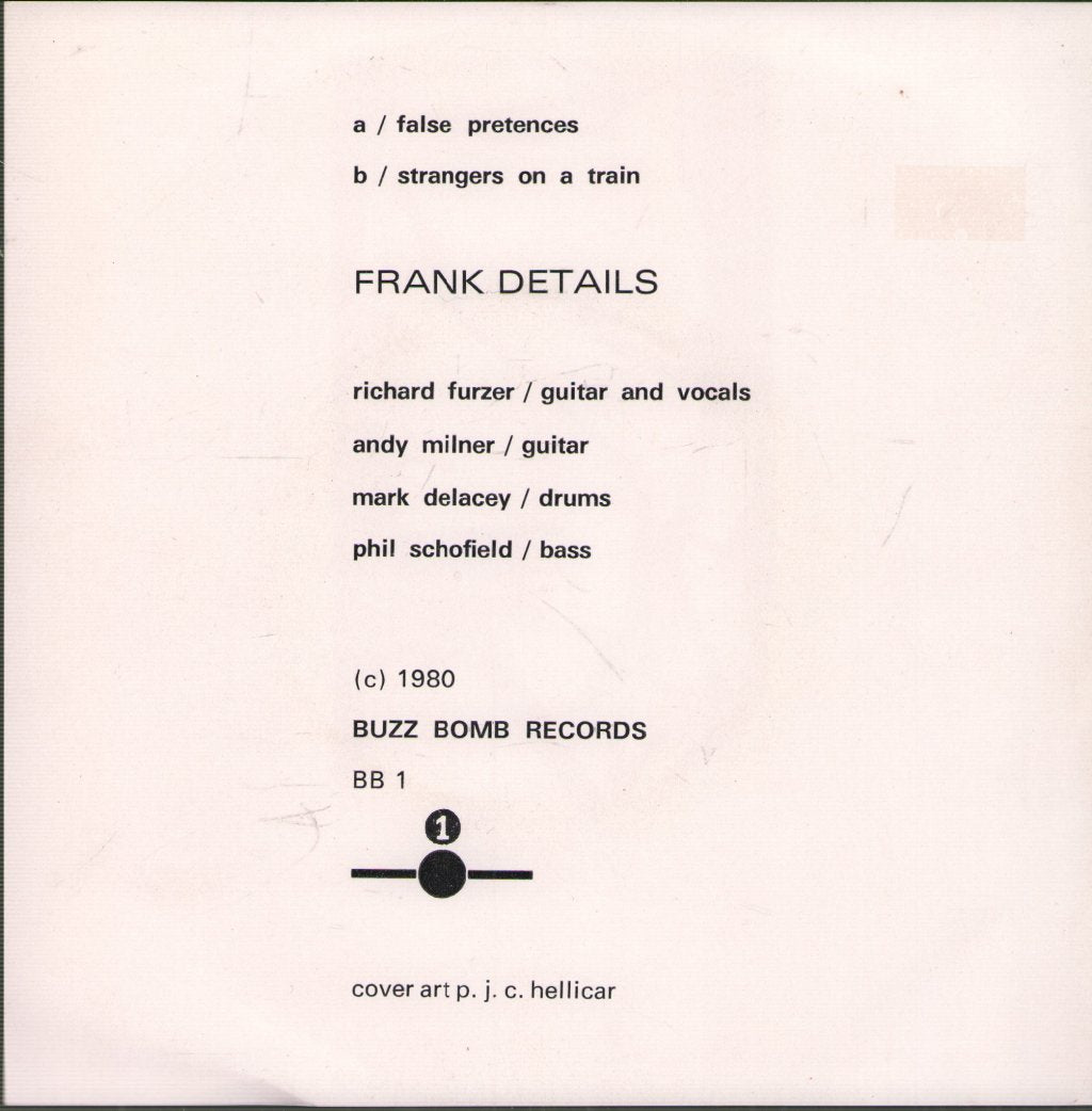 Frank Details - False Pretences - 7 Inch