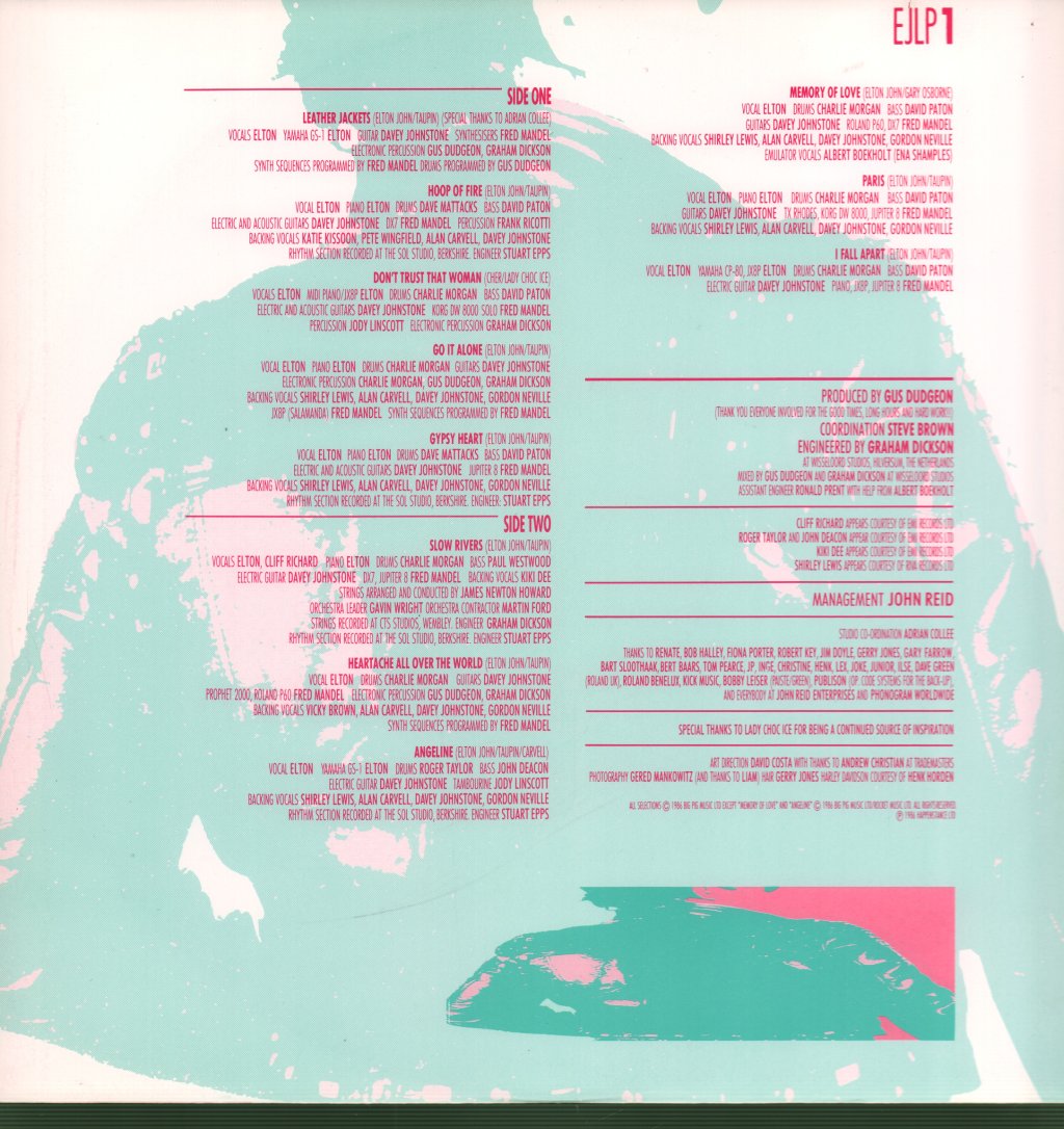 Elton John - Leather Jackets - Lp