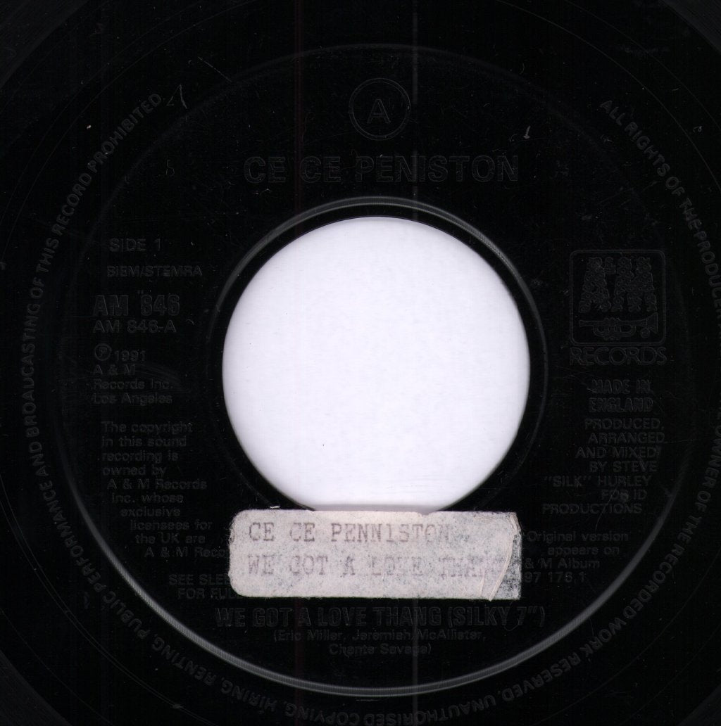 Ce Ce Peniston - We Got A Love Thang - 7 Inch
