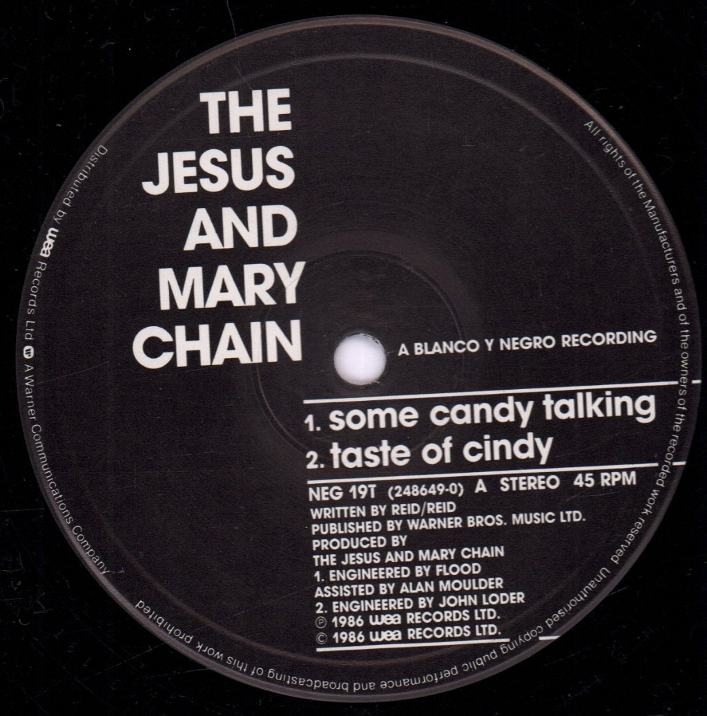 Jesus And Mary Chain - Some Candy Talking - 12 Inch