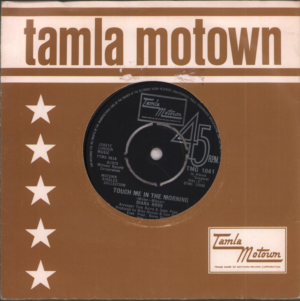 Diana Ross - Touch Me In The Morning - 7 Inch